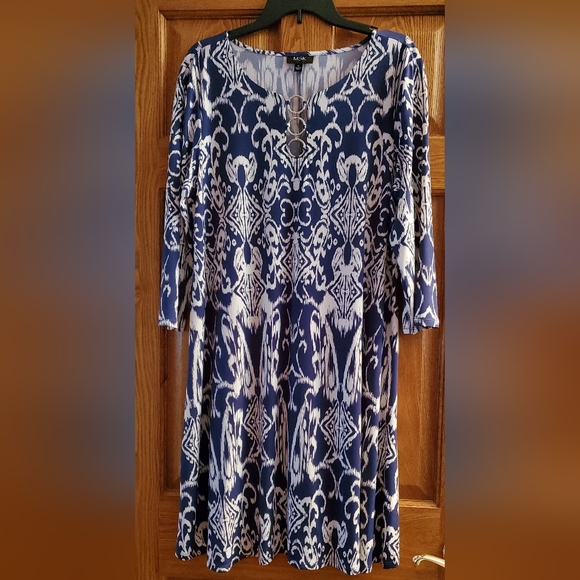 Misses MSK Dress Size XL with 3/4 Sleeves - Picture 1 of 6